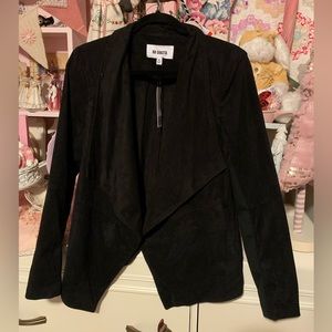 Black suede BB Dakota jacket size XL